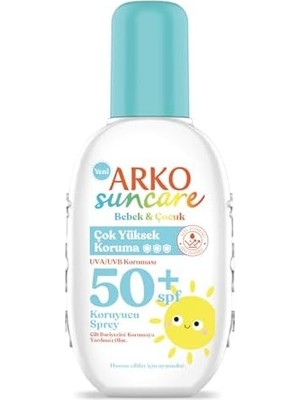 Bliss Store Arko Suncare Sprey Süt Güneş Kremi, Spf 50+, 200 Mililitre