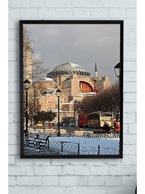 Bliss Store (PSTER9962) Ayasofya Çerçeveli Tablo (30 x 40CM)