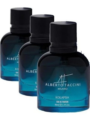 Bliss Store Alberto Taccini Kolapsia Erkek Parfümü (50 Ml) (3 Paketi)