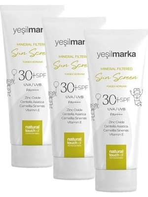 Bliss Store Mineral Filtered Sun Screen 30 Spf Güneş Koruyucu Krem (3 Paketi)