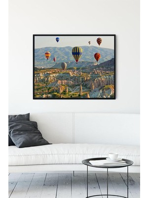 Bliss Store (PSTER13620) Kapadokya Manzara Çerçeveli Tablo (40X50CM)