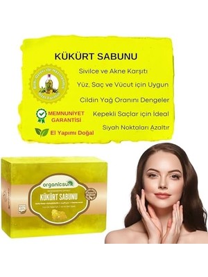 Bliss Store Doğal Kükürt Sabunu 140 gr 1 Adet Tüm Cilt Tipleri Için Antioksidan ve Hücre Yenileyici Etkili