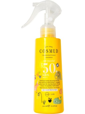 Bliss Store Cosmed Çocuk Güneş Koruyucu Sprey Losyon SPF50+ - Kids SPF50+ - 200 ml