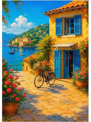 Bliss Store 1000 Parça - Bıcycle By The Sea (Deniz Kıyısında Bisiklet)