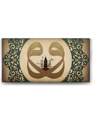 Bliss Store Vav Harfi Istanbul Tablosu - 120X60CM