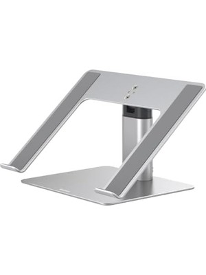 Bliss Store MacBook Metal Ayarlanabilir Dizüstü Bilgisayar Standı, Maks. 10 kg Ağırlık ve 208 mm Yükseklik, Gümüş (LUJS000012)