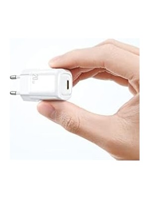 Bliss Store CH-8290 20W Mini Pd Type-C Girişli Şarj Adaptörü, Beyaz