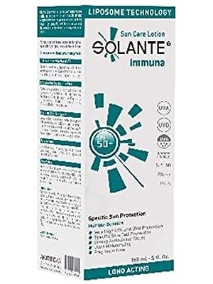 Bliss Store Solante Immuna 150 ml 50 Faktör Güneş Losyonu