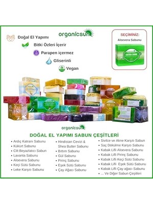 Bliss Store Doğal Aloe Sabunu 140 gr 1 Adet Tüm Cilt Tipleri Için Yatıştırıcı ve Canlandırıcı Etkili