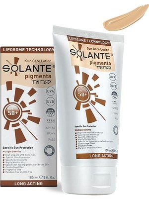 Bliss Store Solante Pigmenta Tinted Lotion Spf 50+ 150ML 1 Paket