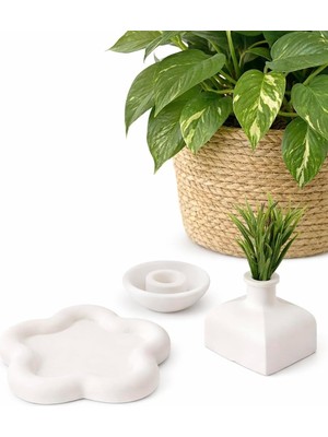 Bliss Store Adena Ev Dekor Sunumluk-Vazo ve Şamdan Mumluk