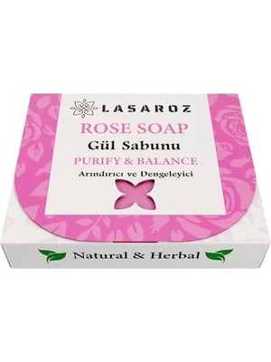 Bliss Store Gül Sabunu Doğal Bitkisel Arındırıcı Dengeleyici Sabun 100 gr