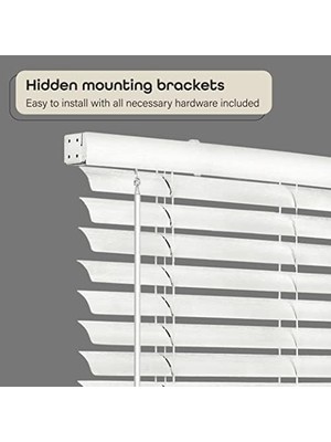 Bliss Store Furnishings, Cordless Gıı Luna 2" Venetian Blind, 30" x 64"