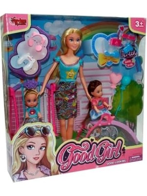 Bliss Store Vardem WG-66749 Kutulu 29 cm 2 Çocuklu Parkta Bebek - Oyuncak