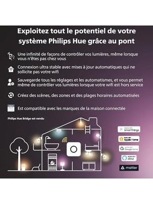Bliss Store Hue Go V2 Taşınabilir Akıllı LED Masa Lambası, Bluetooth Özellikli, Beyaz ve Renkli