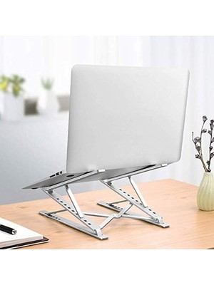 Bliss Store N8 Iki Taraflı Ayarlı Katlanabilir Alüminyum Laptop Standı