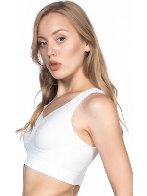 Marsilyan™ Beyaz Mı  4001 Soft Sporcu Büstiyer