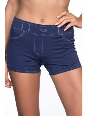 Marsilyan™ Mavi Mı  3802 Soft Kot Boxer