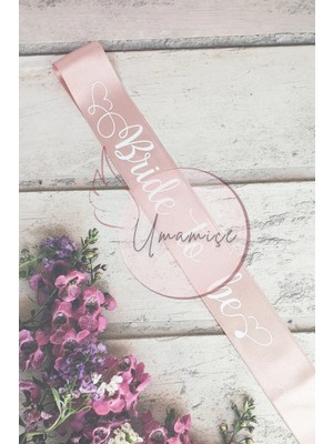 Umamiçe Bride To Be Pembe Kuşak, Bekarlığa Veda Kuşağı