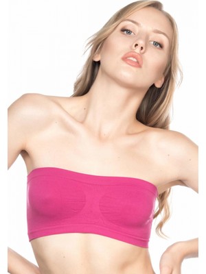 Marsilyan™ Mürdüm Mı  4002 Soft Straplez Büstiyer