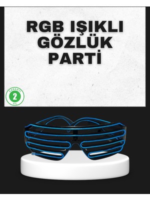 TKÇ Parti ve Organizasyonlara Özel LED Işıklı Gözlük