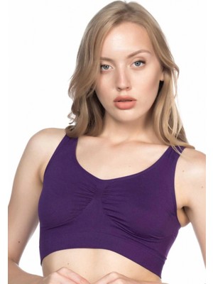 Marsilyan™ Mor Mı  4001 Soft Sporcu Büstiyer