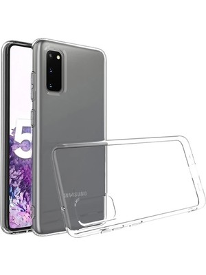 TKÇ Sm Galaxy S20/ S2 Lite 2.0mm Şeffaf Silikon Kılıf Shockproof Kılıf -> ŞEFFAF-(5775)
