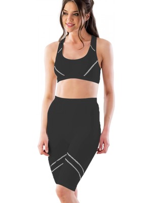Marsilyan™ Siyah-Gri Mı  3850 Soft Büstiyer Takım