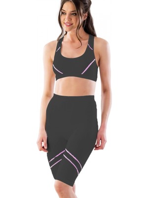Marsilyan™ Siyah-Pembe Mı  3850 Soft Büstiyer Takım