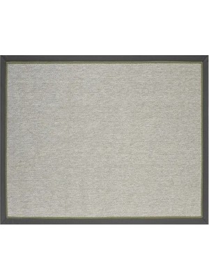 Vivense Hasır Dokulu Makine Halısı, Gri, 80X250, 665, Yeşil Siyah