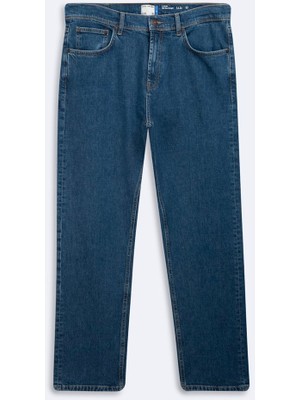 LTB Lıoren Düz Paça Orta Bel Mid Indigo Jean Pantolon