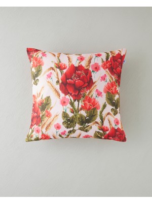 English Home Brittle Rose Dolgulu Kırlent 45x45 cm Multicolor
