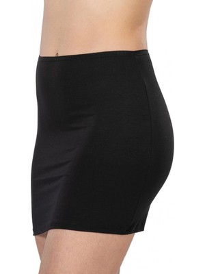 Marsilyan™ Siyah Mı  1437 Modal Cotton Mini Jupon