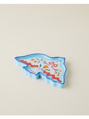 English Home Judie Dolomite Dekoratif 20X2 cm Mavi