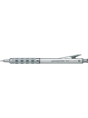 Pentel Graphgear 1000 Metal Gövdeli, Gizli Uçlu, Çizim Yazı Için Mekanik Kurşun Kalem, 0.5 Mm, Orijinal Kut