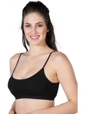 Marsilyan™ Siyah Mı  1425 Modal Cotton Pedli Büstiyer