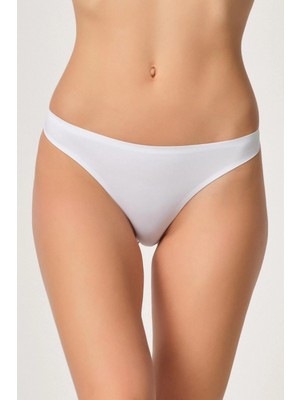 Marsilyan™ Beyaz Mı  2802 Yapıştırma Lazer Kesim String Külot