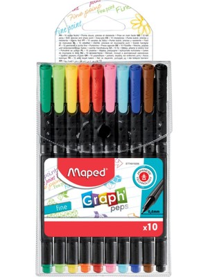 Maped Kırtasiye 749150 Keçeli Kalem 10'lu