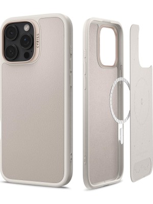 Delixa Ciel iPhone 16 ile Uyumlu Magsafe Kılıf Kajuk Mag Hava Kanalı Teknolojisi