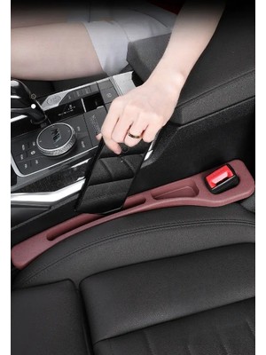 Ozcmax Araba Koltuk Arası Düzenleyici Bordo Renkk