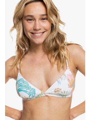Roxy Value Lıne Fıxed Trı Kadın Beyaz Bikini Üstü ERJX304654-XWMY