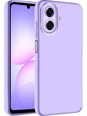 Durukar®  Samsung Galaxy A07 4g Nano Içi Kadife Silikon - Lila