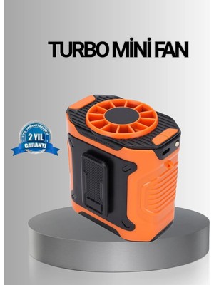 Akmanora Turbo Mini Taşınabilir Fan – 100 Kademeli Dijital Hız Kontrolü ve Type-C Şarj