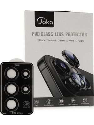 Durukar®  Samsung Galaxy S23 Ultra Pvd Metal Kamera Lens - Siyah