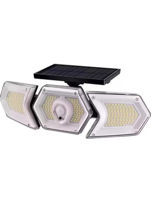 Olinea Solar Güneş Enerjili Geniş Açılı Çift Kanatlı 254 Smd Ledli 3 Modlu Beyaz Indüksiyon La