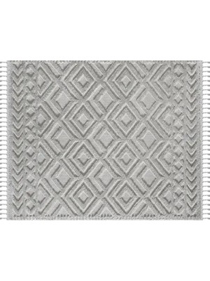 Vivense Elit Bukleli Yumuşak Peluş Post Shaggy Halı 0C830A, 80X150