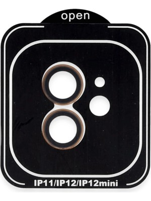Durukar®  iPhone 11 Pvd Metal Kamera Lens - Turuncu
