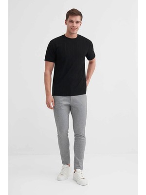Cazador Regular Fit Siyah Erkek T-Shirt 42030