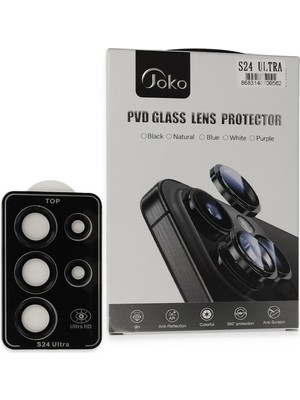 Durukar®  Samsung Galaxy S24 Ultra Pvd Metal Kamera Lens - Siyah