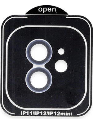 Durukar®  iPhone 11 Pvd Metal Kamera Lens - Mavi